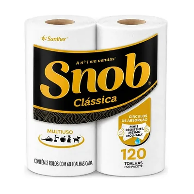 Papel toalha Snob Clássica Santher
